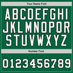 Maillot de baseball personnalisé blanc-noir authentique Kelly Green Maillot de baseball personnalisé blanc-noir authentique Kelly Green