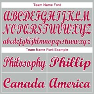 Maillot de baseball gris rouge et blanc personnalisé Maillot de baseball gris rouge et blanc personnalisé