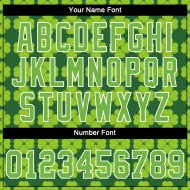 Maillot de baseball Day Patrick's Neon Authentic Green Design St. Custom Green-White 3D Pattern Kelly Maillot de baseball Day Patrick's Neon Authentic Green Design St. Custom Green-White 3D Pattern Kelly