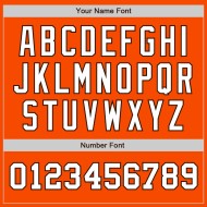 Maillot de baseball personnalisé orange authentique bicolore blanc-marron Maillot de baseball personnalisé orange authentique bicolore blanc-marron