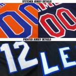 Maillot de baseball léger personnalisé bleu marine-sarcelle Maillot de baseball léger personnalisé bleu marine-sarcelle