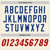 Maillot de baseball personnalisé rouge-royal crème authentique Maillot de baseball personnalisé rouge-royal crème authentique