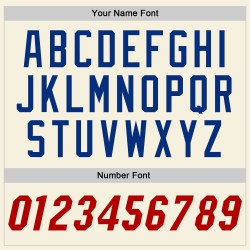 Maillot de baseball personnalisé rouge-royal crème authentique Maillot de baseball personnalisé rouge-royal crème authentique