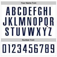 Maillot de baseball personnalisé blanc authentique bleu marine Maillot de baseball personnalisé blanc authentique bleu marine