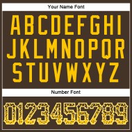 Maillot de baseball authentique Drift doré et blanc marron personnalisé Maillot de baseball authentique Drift doré et blanc marron personnalisé