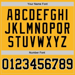 Maillot de baseball personnalisé authentique doré noir et blanc Maillot de baseball personnalisé authentique doré noir et blanc