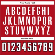 Maillot de baseball authentique rouge personnalisé blanc-noir Maillot de baseball authentique rouge personnalisé blanc-noir