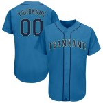 Maillot de baseball léger personnalisé bleu marine-sarcelle Maillot de baseball léger personnalisé bleu marine-sarcelle