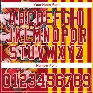 Maillot de baseball 3D Tiger authentique, motif personnalisé mignon rouge-blanc, rouge Maillot de baseball 3D Tiger authentique, motif personnalisé mignon rouge-blanc, rouge