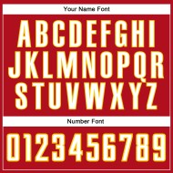 Maillot de baseball personnalisé authentique blanc-or rouge Maillot de baseball personnalisé authentique blanc-or rouge