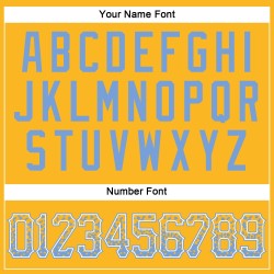 Maillot de baseball authentique bleu-blanc Drift personnalisé léger et tendance, doré