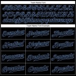 Maillot de baseball bleu personnalisé sans manches noir-clair authentique Maillot de baseball bleu personnalisé sans manches noir-clair authentique