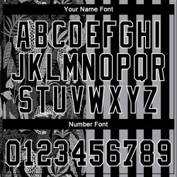 Maillot de baseball authentique 3D motif palmier noir et léopards, feuilles tropicales noires et grises, personnalisé