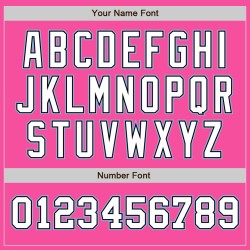 Maillot de baseball personnalisé authentique deux tons blanc-bleu clair rose Maillot de baseball personnalisé authentique deux tons blanc-bleu clair rose