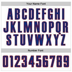 Maillot de baseball à rayures fines blanc royal-rouge authentique Royal Custom Maillot de baseball à rayures fines blanc royal-rouge authentique Royal Custom