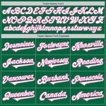Maillot de baseball personnalisé vert, blanc et rose, authentique, Kelly Two Maillot de baseball personnalisé vert, blanc et rose, authentique, Kelly Two