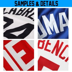 Maillot de baseball personnalisé authentique en jersey violet-gris blanc à côtes rétro Maillot de baseball personnalisé authentique en jersey violet-gris blanc à côtes rétro