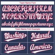 Maillot de baseball personnalisé blanc-rouge bleu marine Maillot de baseball personnalisé blanc-rouge bleu marine