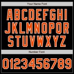 Maillot de baseball noir Green Fashion Orange-Kelly personnalisé Split authentique Maillot de baseball noir Green Fashion Orange-Kelly personnalisé Split authentique