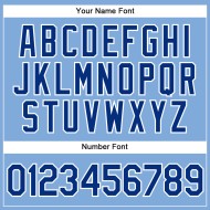 Maillot de baseball bleu clair personnalisé Royal-Gold authentique Maillot de baseball bleu clair personnalisé Royal-Gold authentique